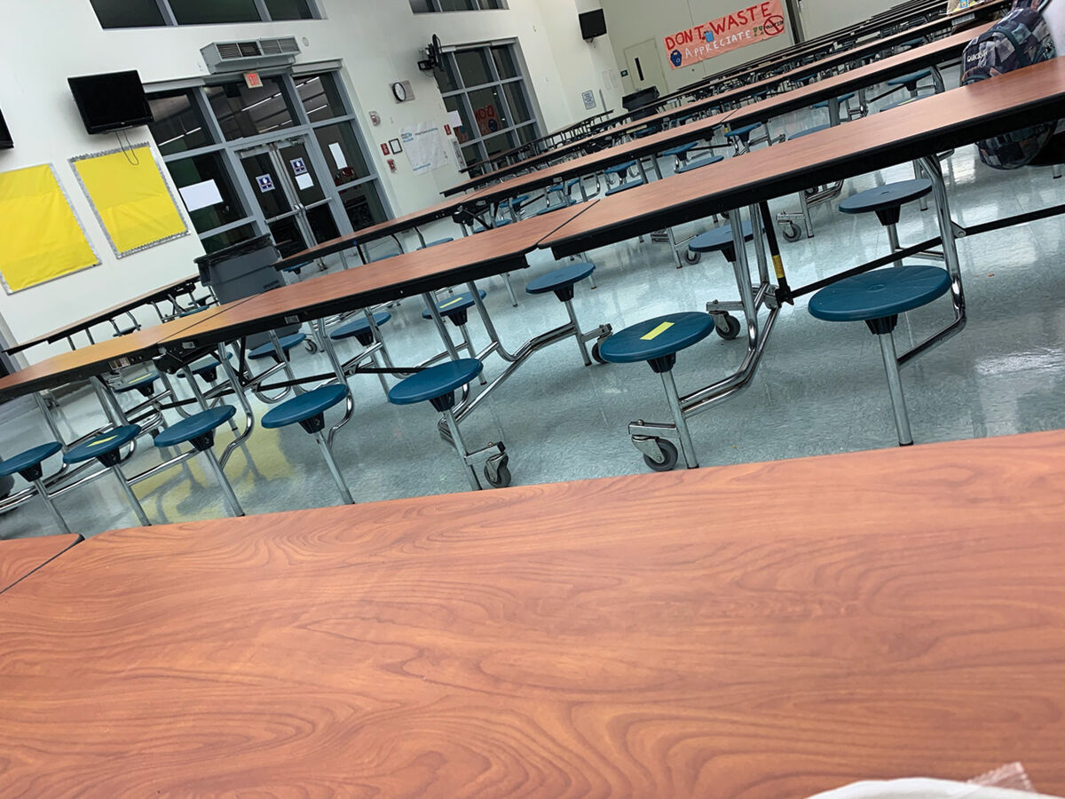 Yellow tape on the seats